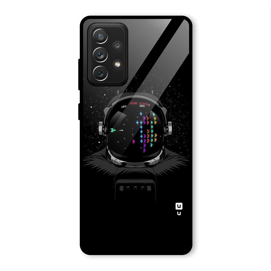 Gamer Head Glass Back Case for Galaxy A72