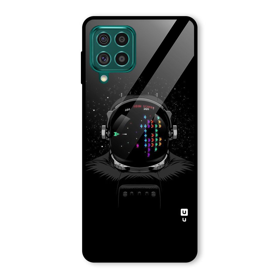 Gamer Head Glass Back Case for Galaxy F62