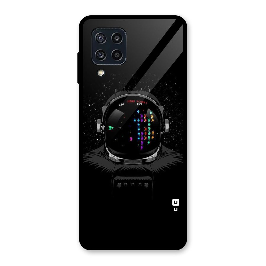 Gamer Head Glass Back Case for Galaxy M32