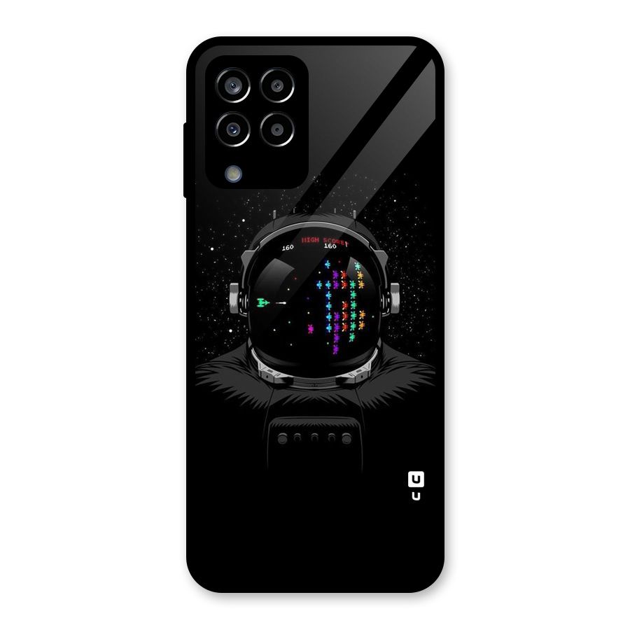 Gamer Head Glass Back Case for Galaxy M33