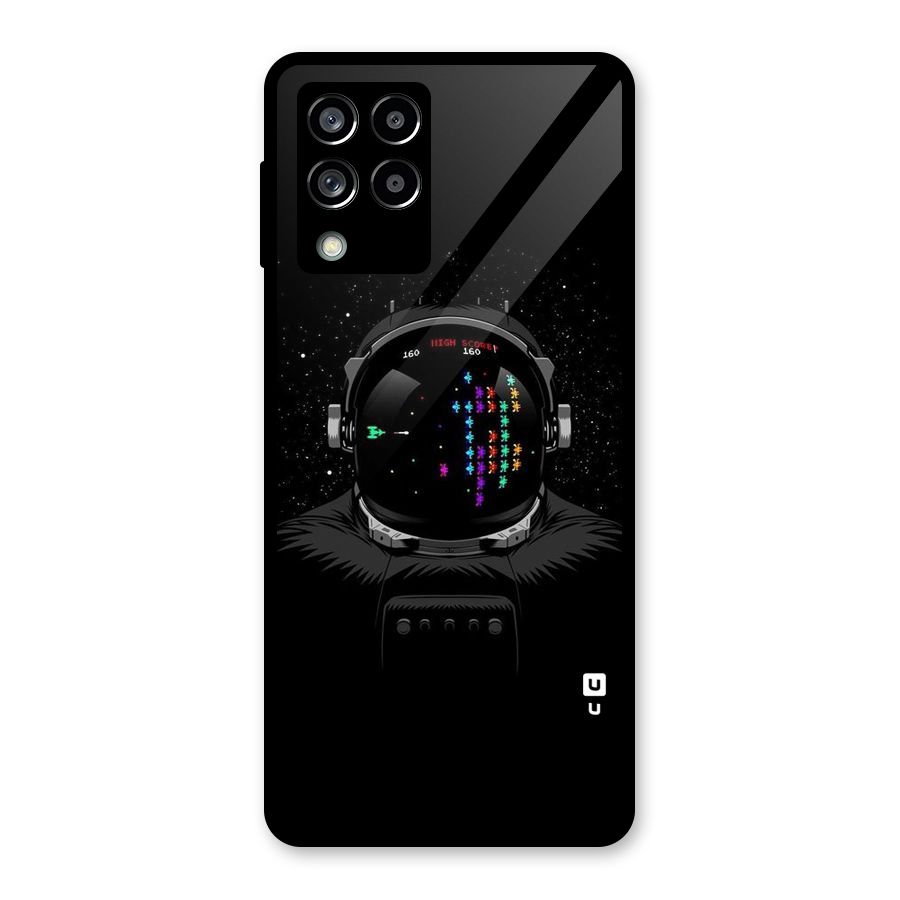 Gamer Head Glass Back Case for Galaxy M53 5G