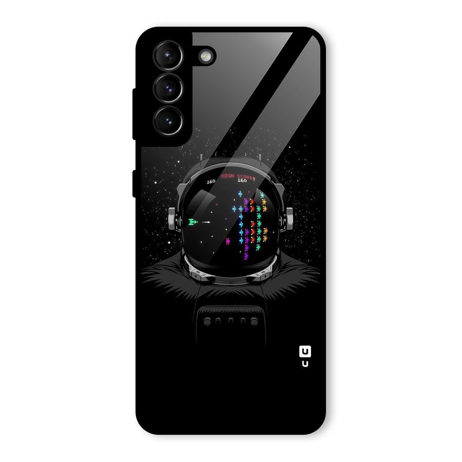 Gamer Head Glass Back Case for Galaxy S21 Plus