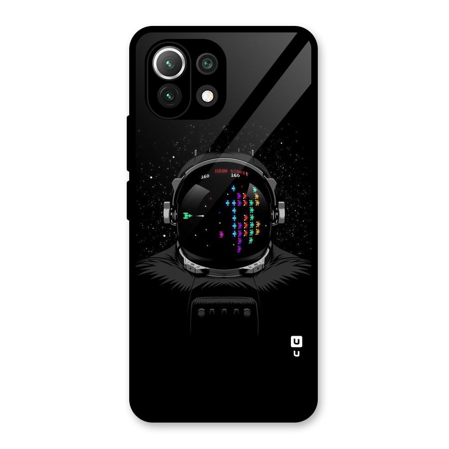 Gamer Head Glass Back Case for Mi 11 Lite