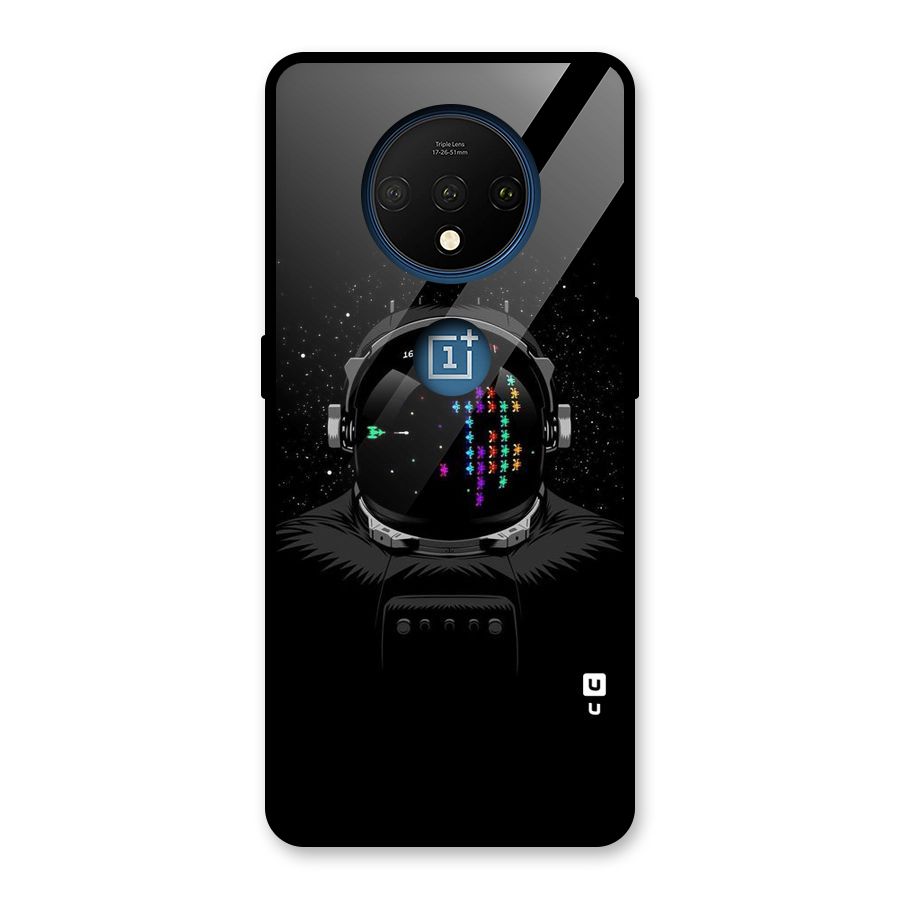 Gamer Head Glass Back Case for OnePlus 7T
