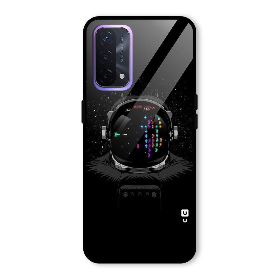 Gamer Head Glass Back Case for Oppo A74 5G
