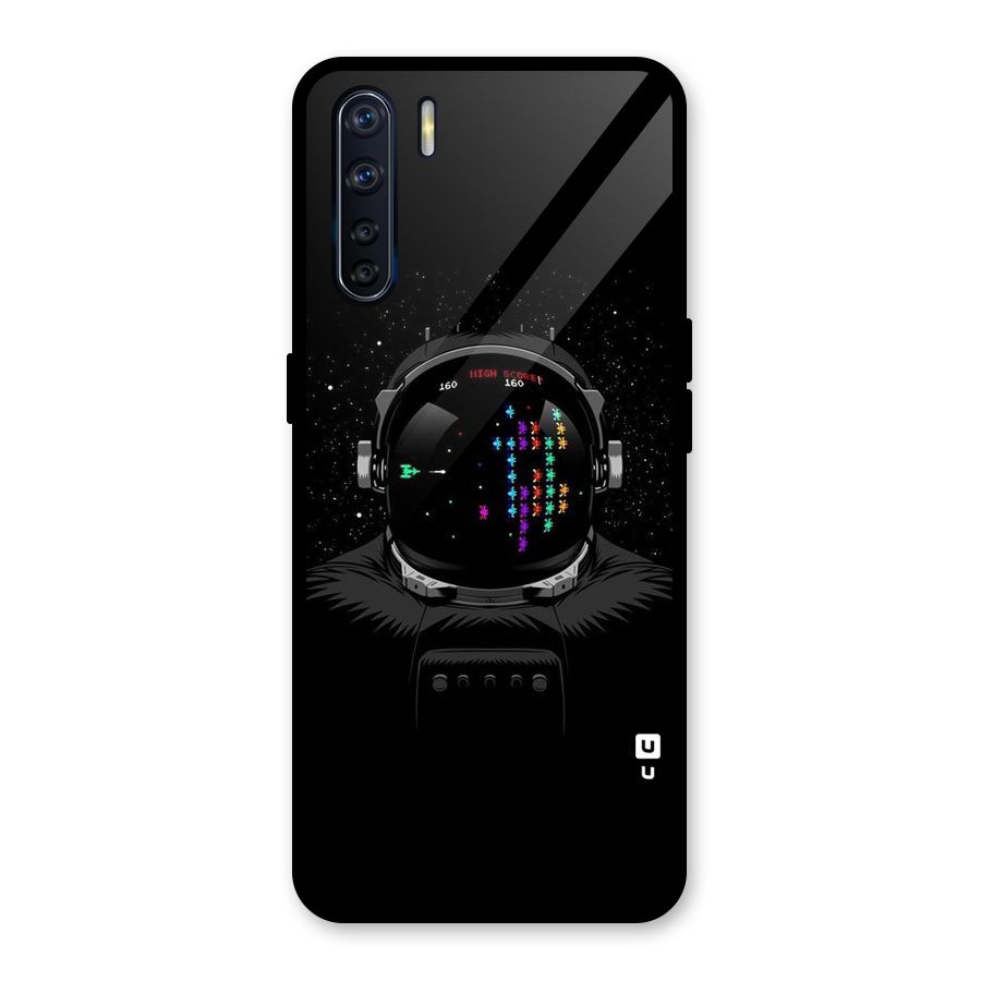 Gamer Head Glass Back Case for Oppo F15
