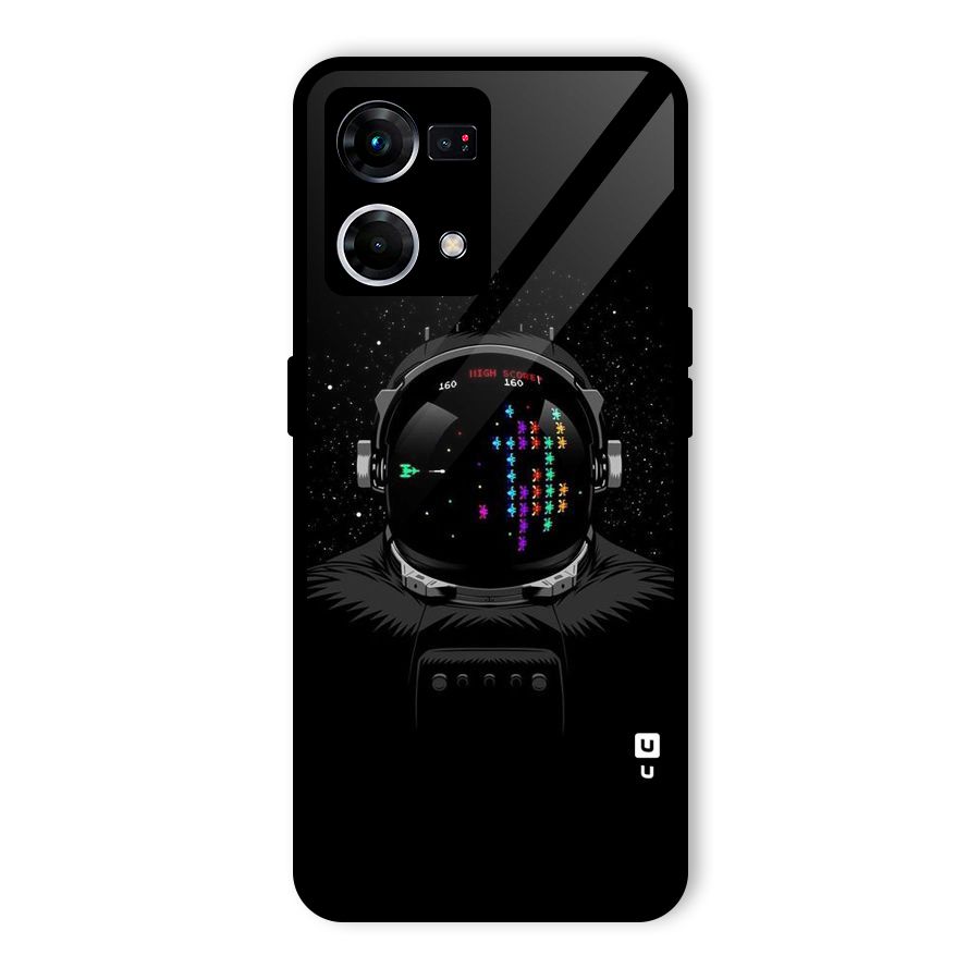 Gamer Head Glass Back Case for Oppo F21 Pro 4G