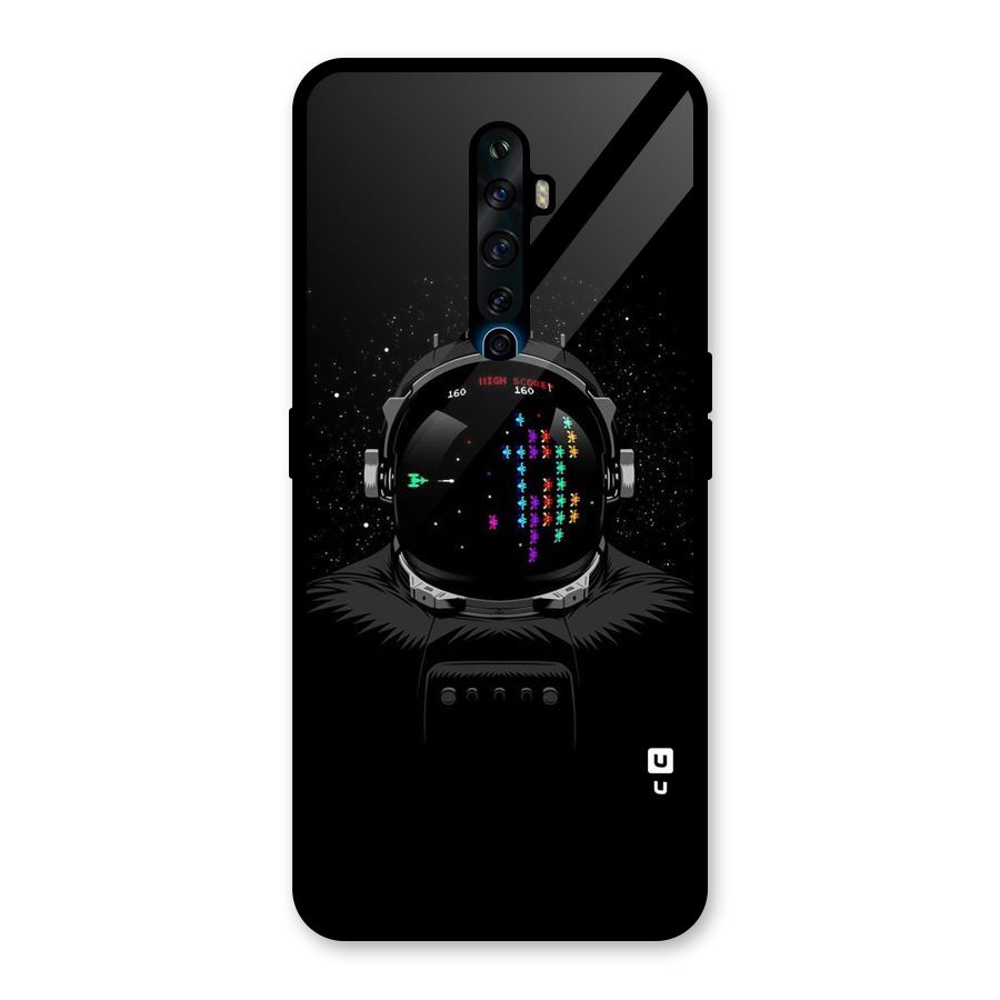 Gamer Head Glass Back Case for Oppo Reno2 F