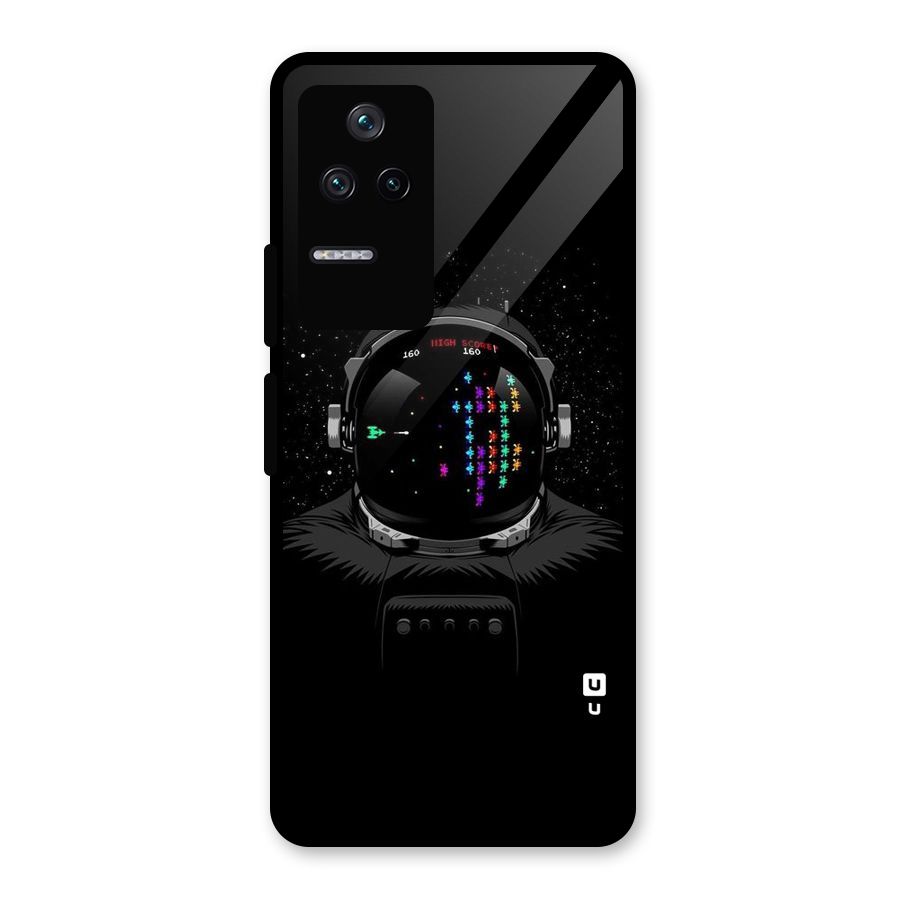 Gamer Head Glass Back Case for Poco F4 5G