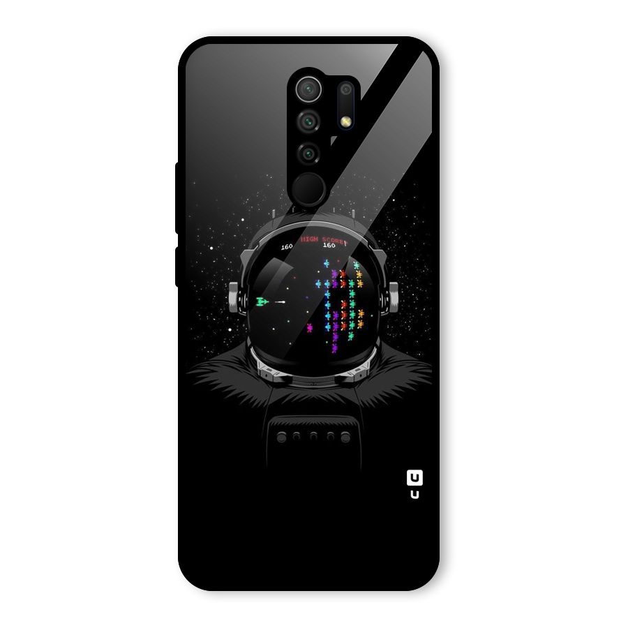 Gamer Head Glass Back Case for Poco M2