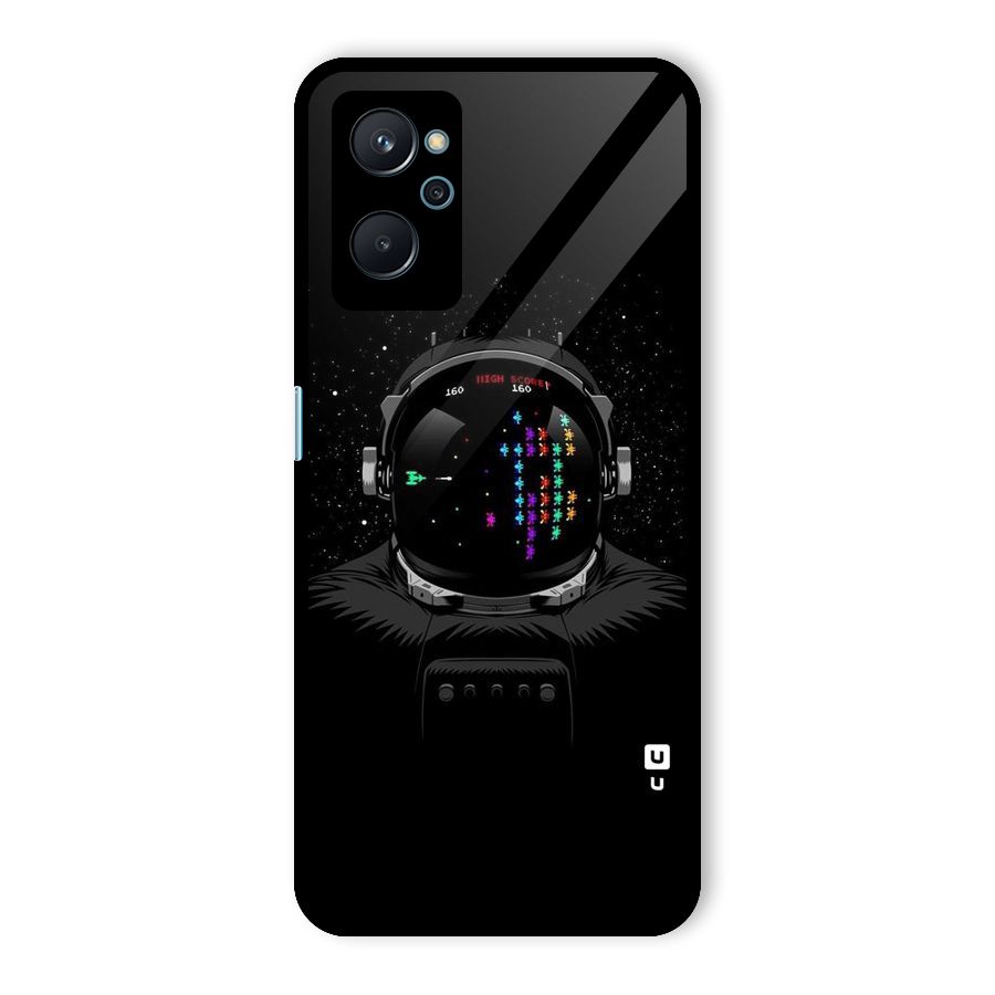 Gamer Head Glass Back Case for Realme 9i