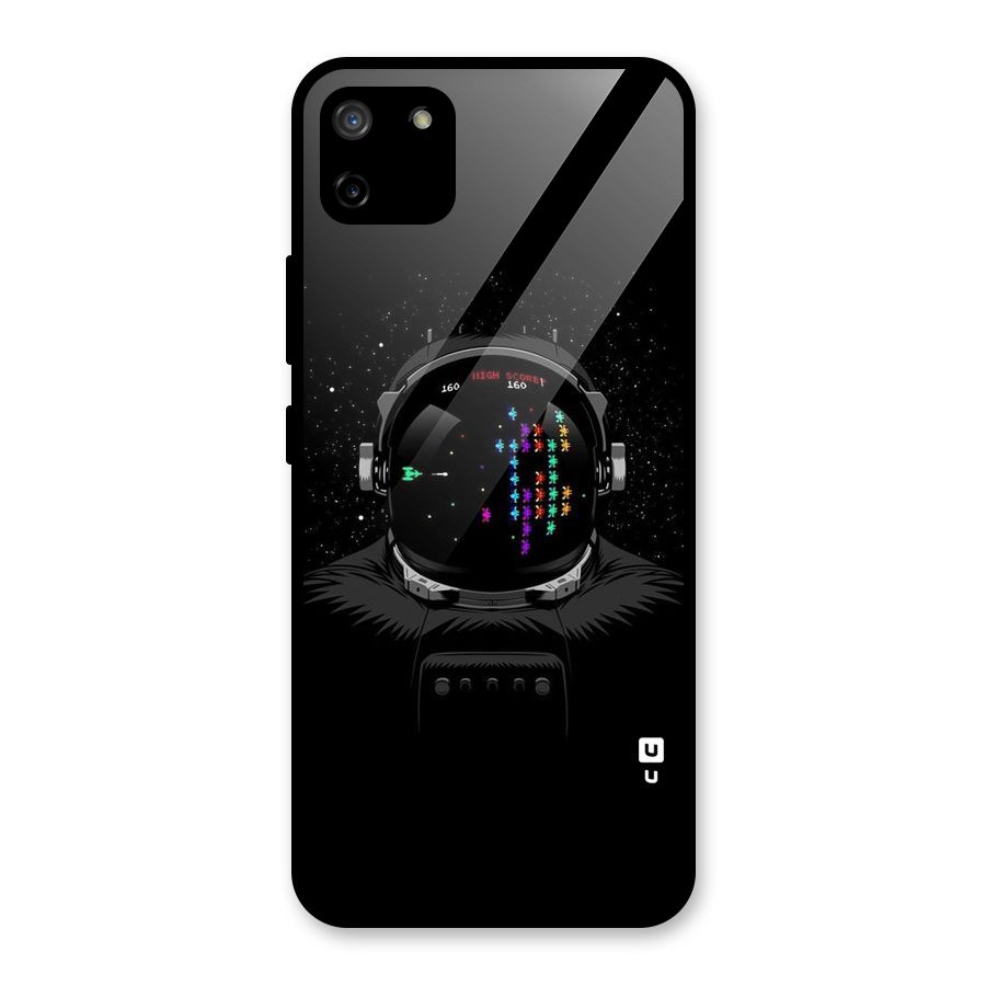 Gamer Head Glass Back Case for Realme C11