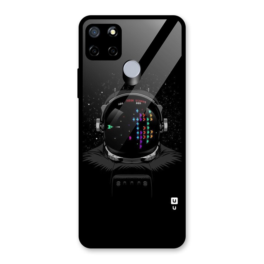 Gamer Head Glass Back Case for Realme C12