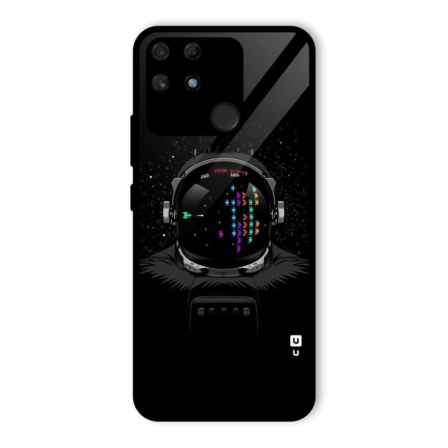 Gamer Head Glass Back Case for Realme Narzo 50A