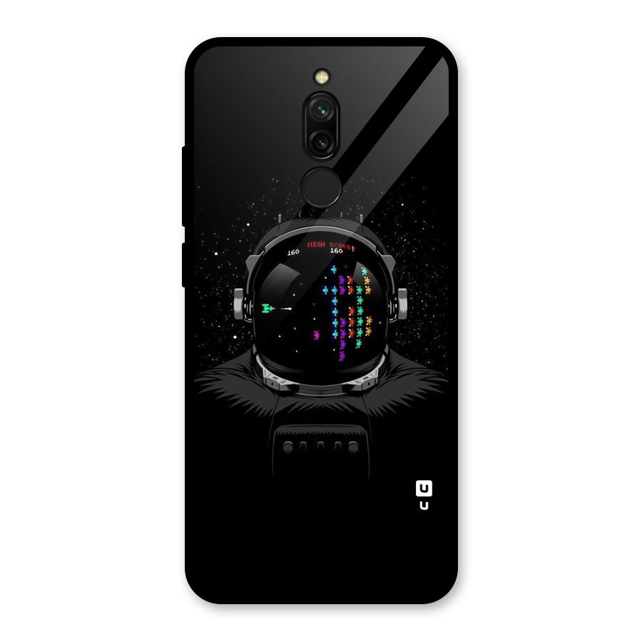 Gamer Head Glass Back Case for Redmi 8