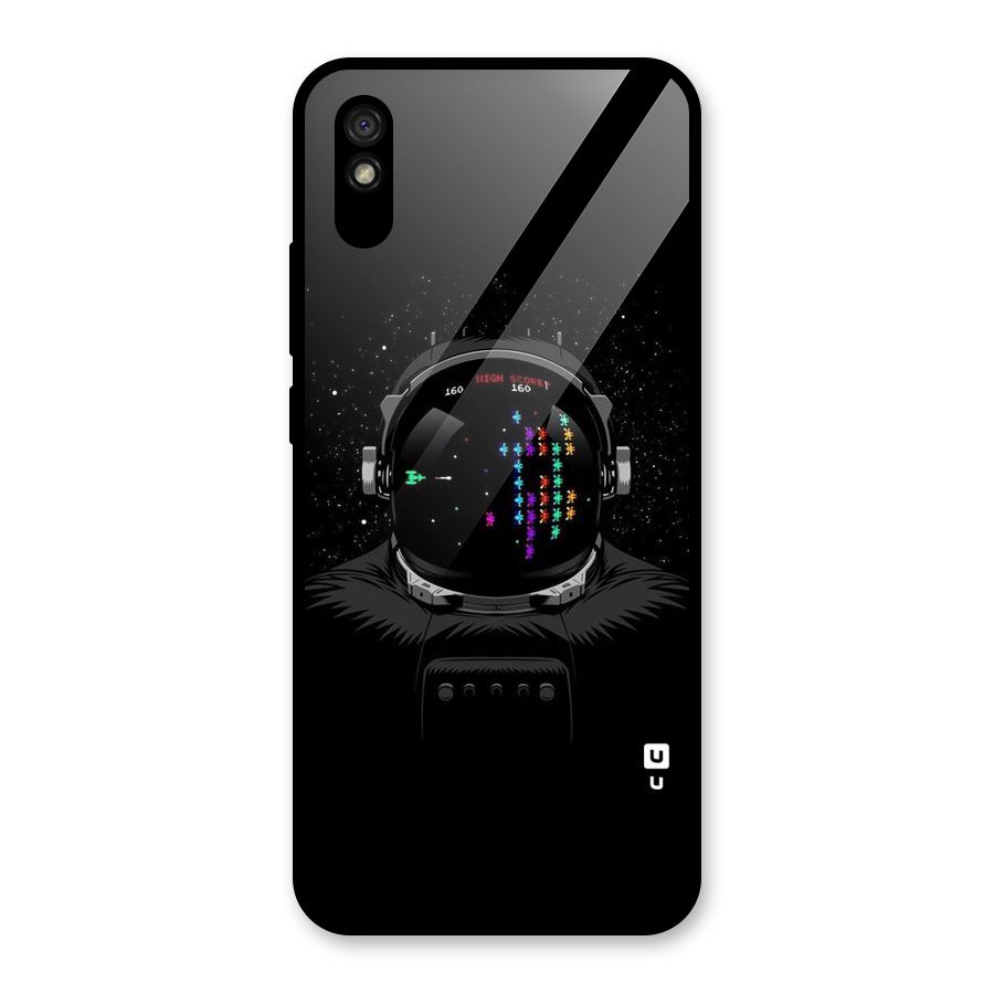 Gamer Head Glass Back Case for Redmi 9A