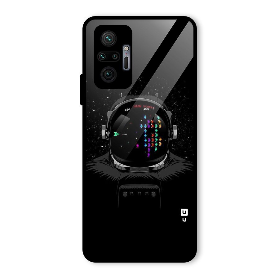 Gamer Head Glass Back Case for Redmi Note 10 Pro