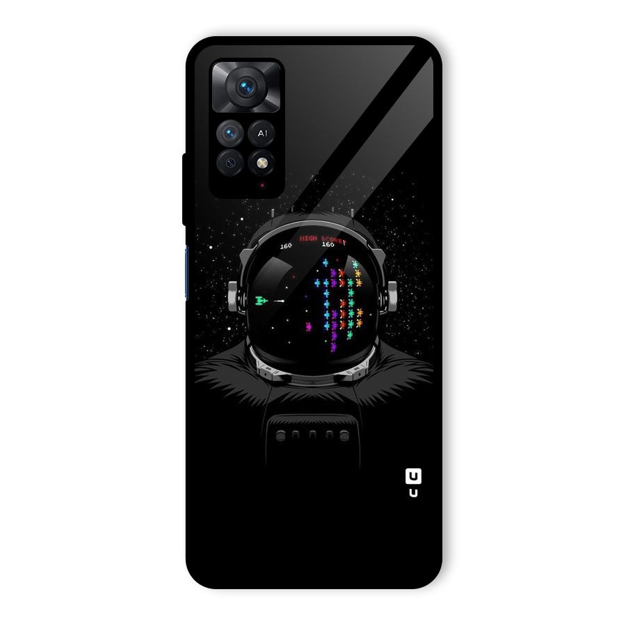 Gamer Head Glass Back Case for Redmi Note 11 Pro