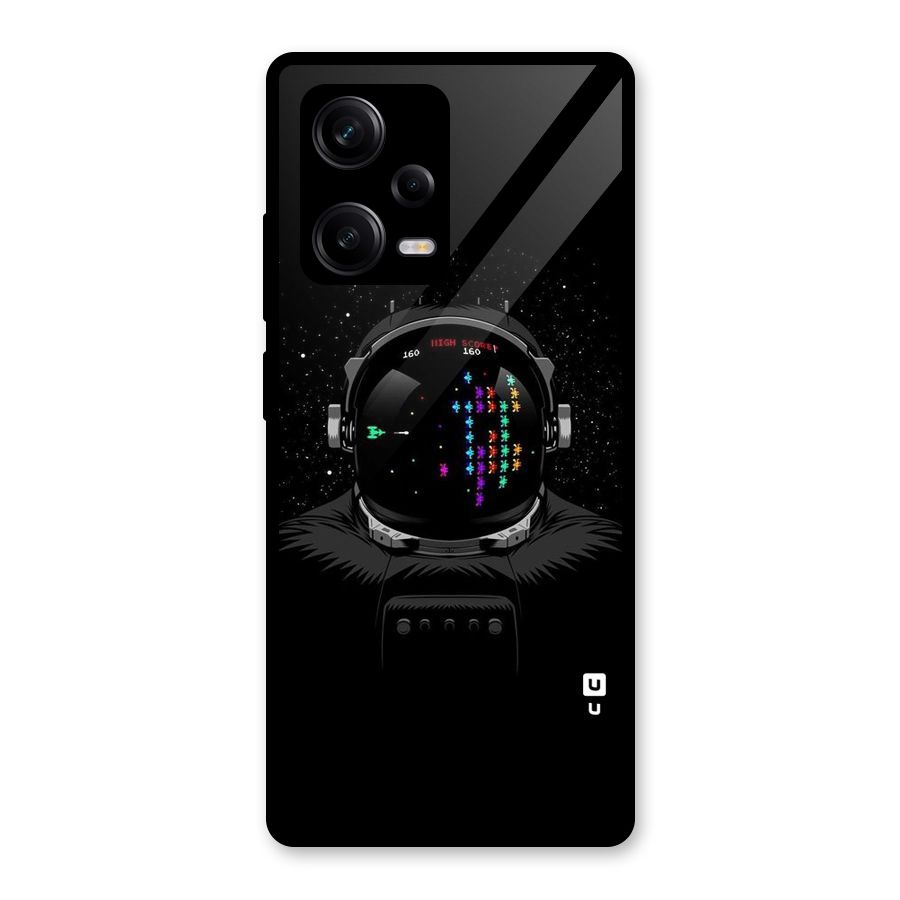 Gamer Head Glass Back Case for Redmi Note 12 Pro