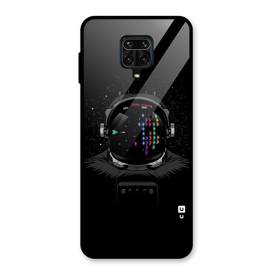 Gamer Head Glass Back Case for Redmi Note 9 Pro