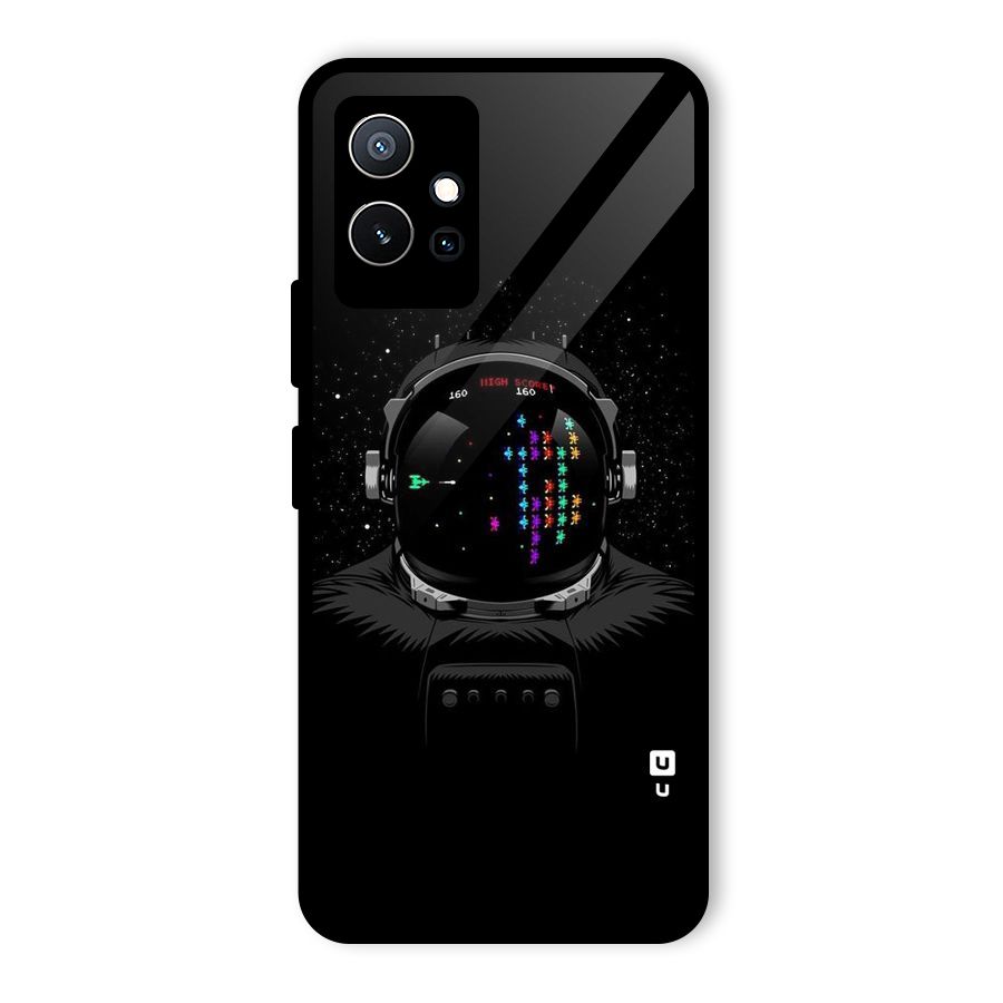 Gamer Head Glass Back Case for Vivo T1 5G
