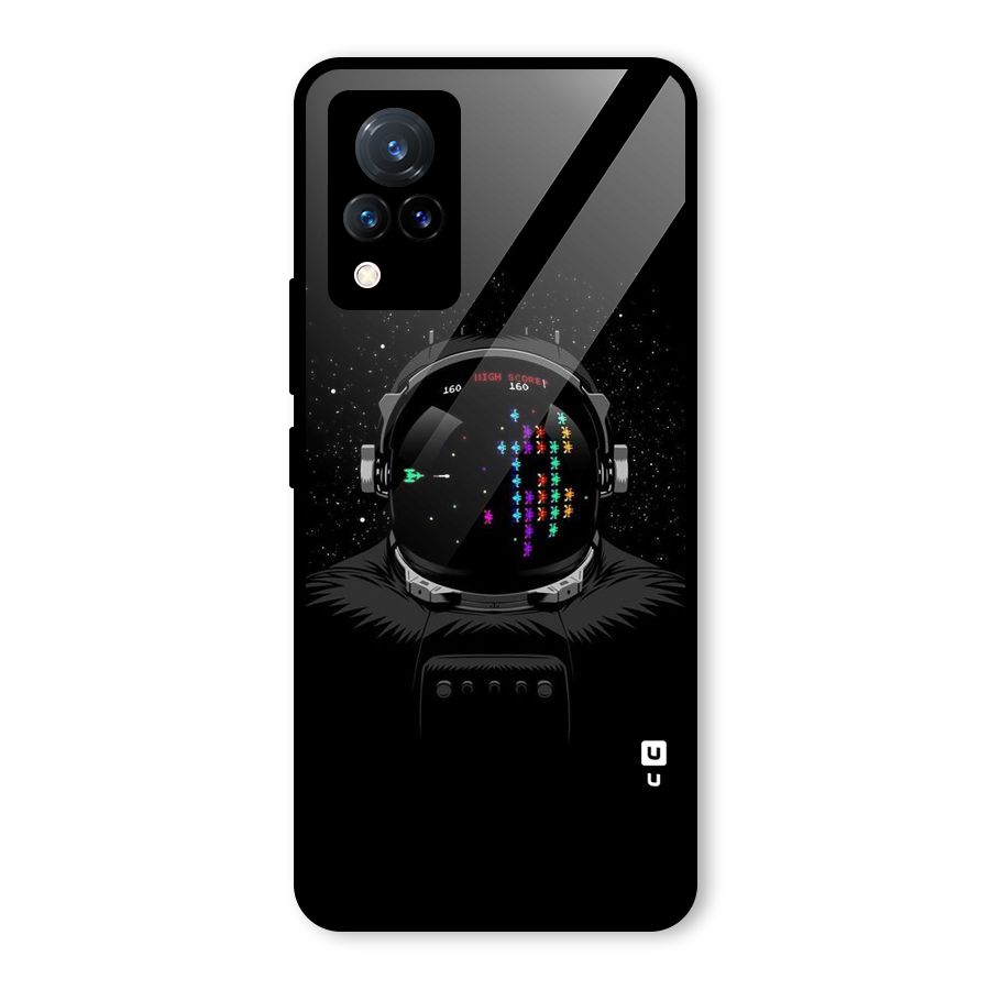 Gamer Head Glass Back Case for Vivo V21 5G