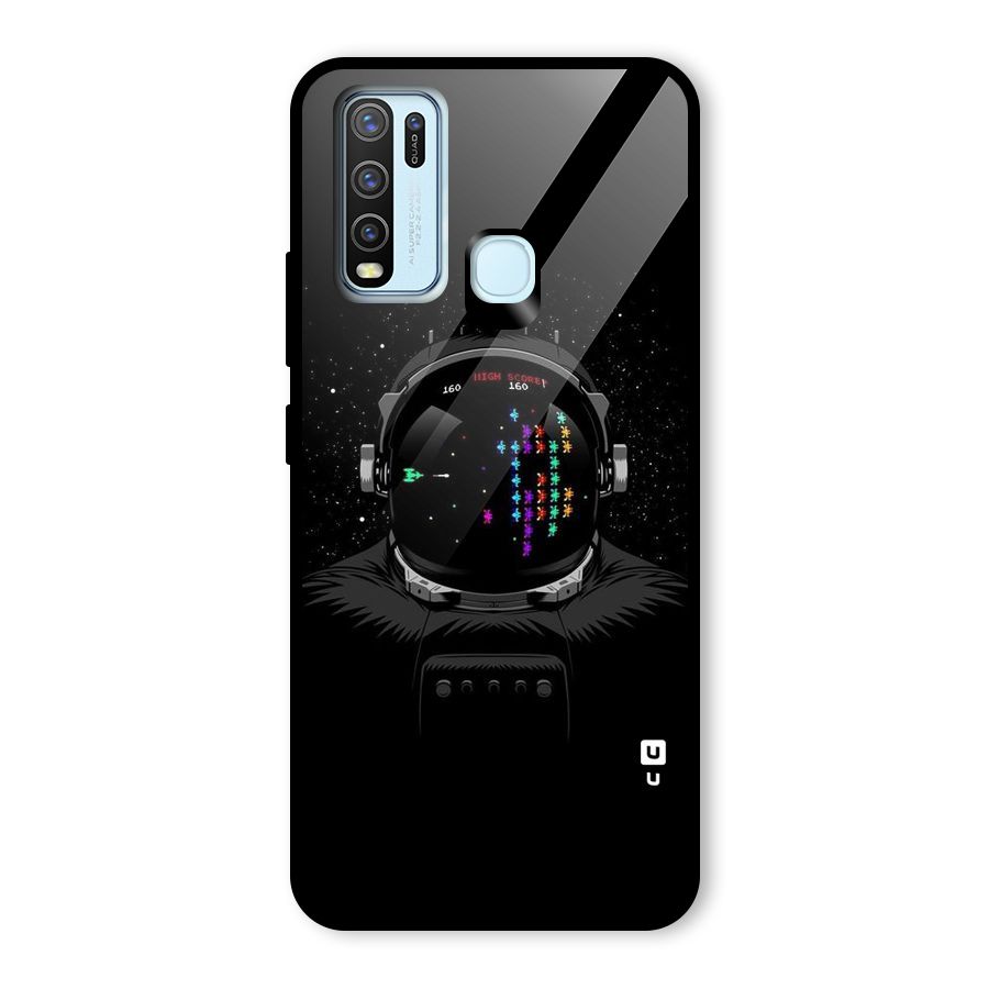 Gamer Head Glass Back Case for Vivo Y50