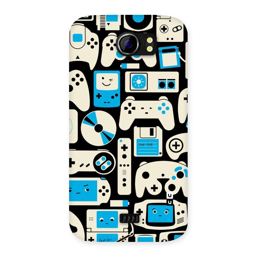 Gamers Back Case for Micromax Canvas 2 A110