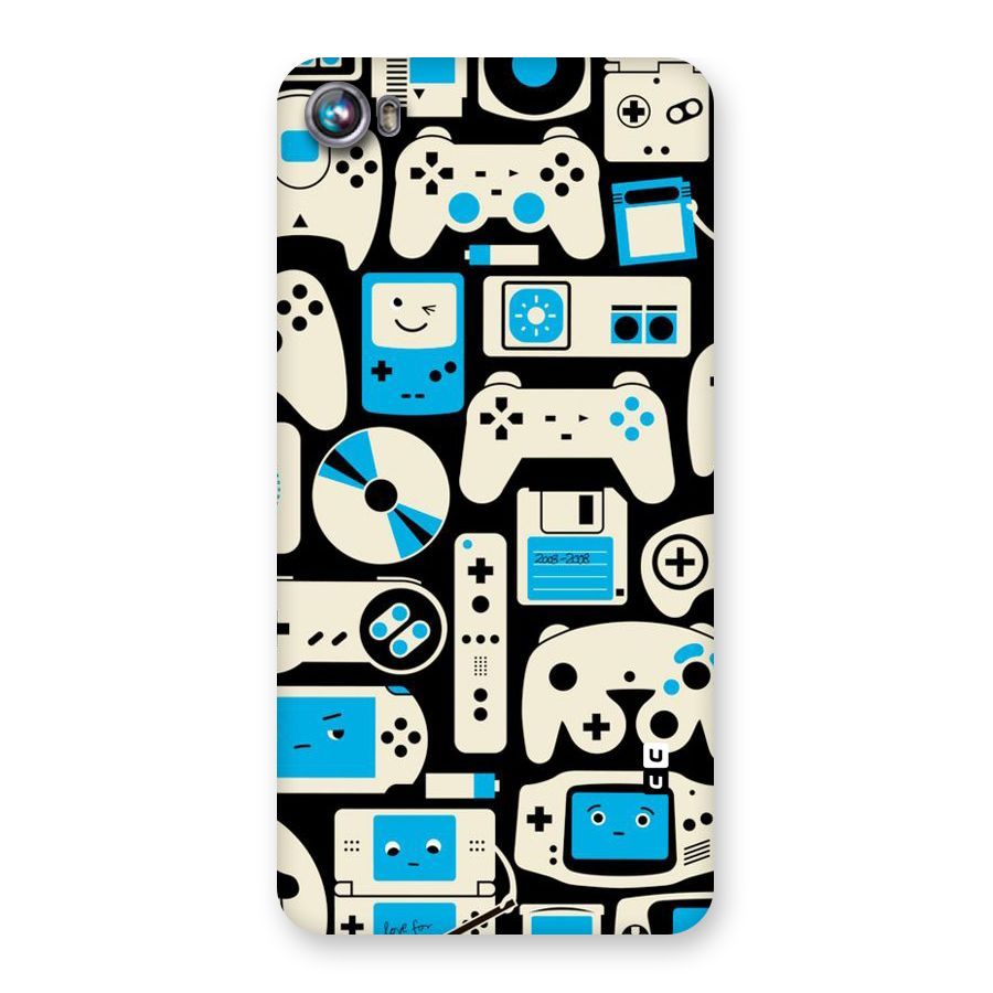 Gamers Back Case for Micromax Canvas Fire 4 A107