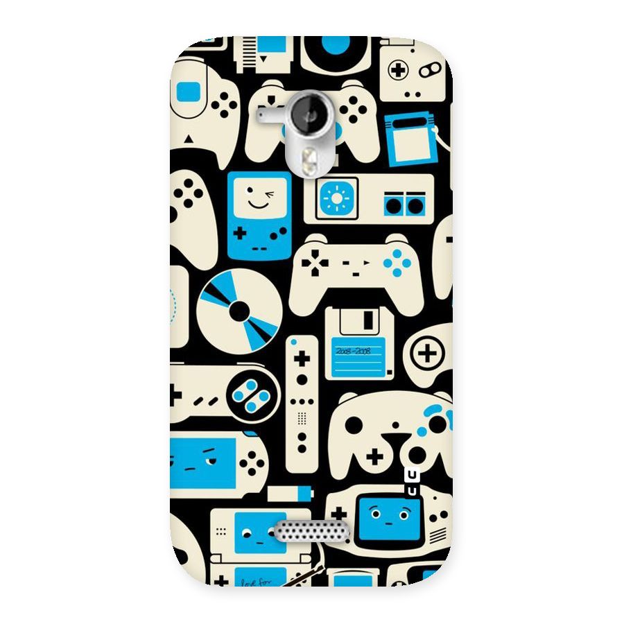 Gamers Back Case for Micromax Canvas HD A116
