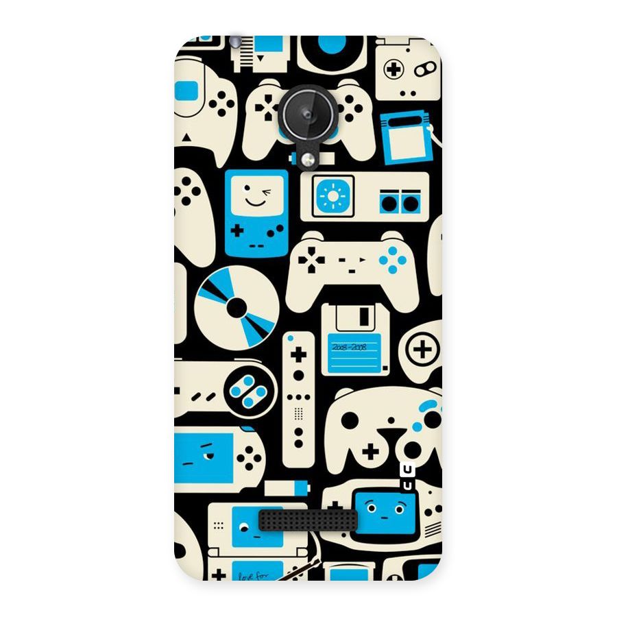 Gamers Back Case for Micromax Canvas Spark Q380