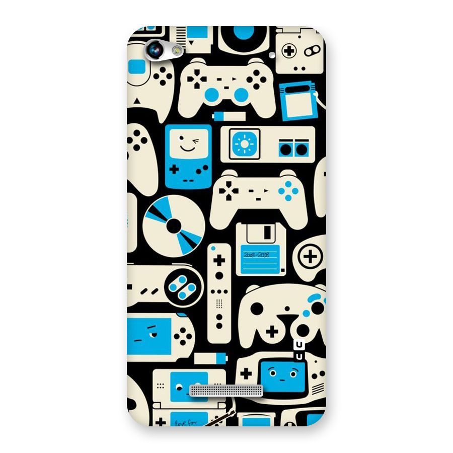 Gamers Back Case for Micromax Hue 2