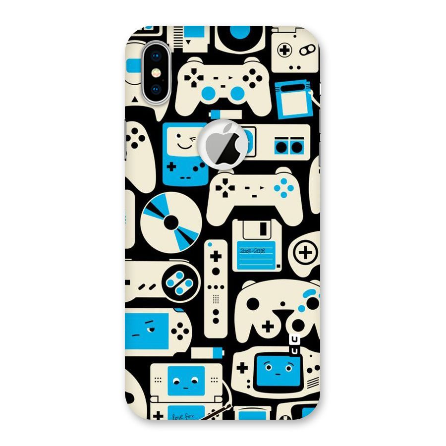 Gamers Back Case for iPhone X Logo Cut
