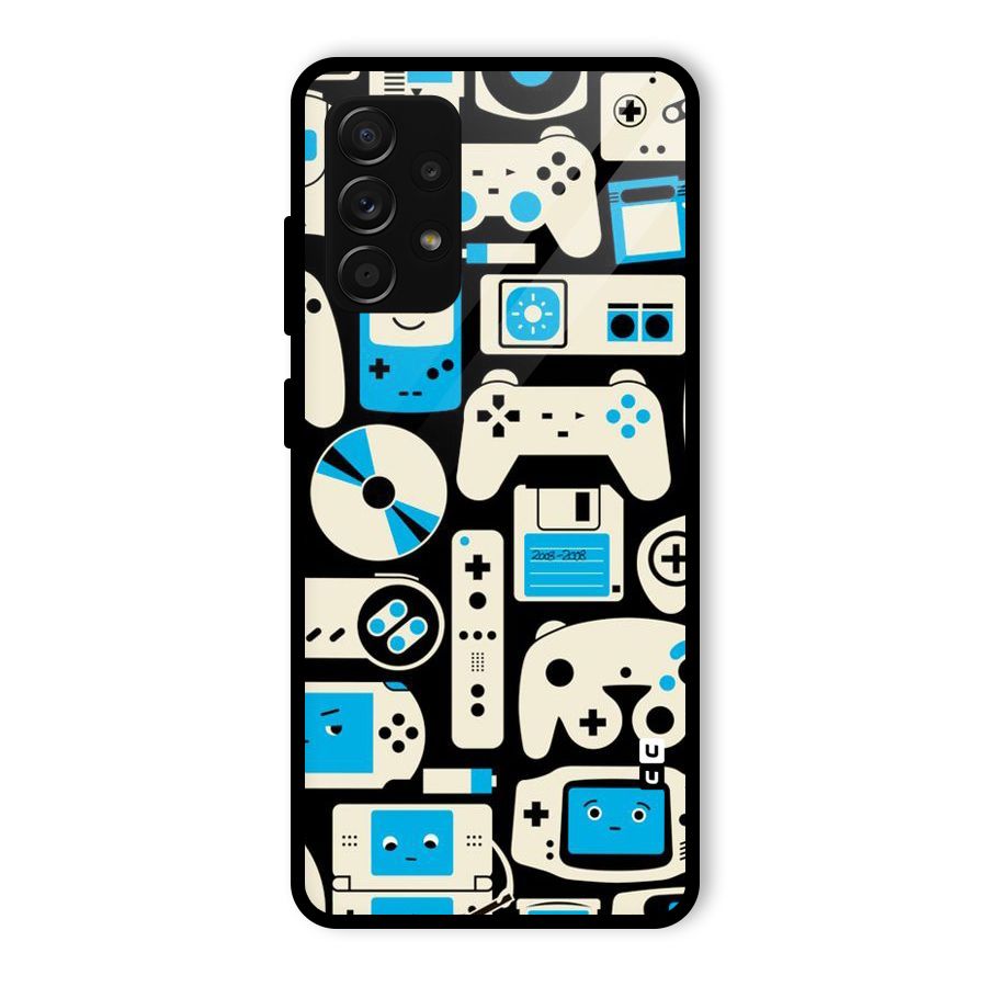 Gamers Glass Back Case for Galaxy A53 5G