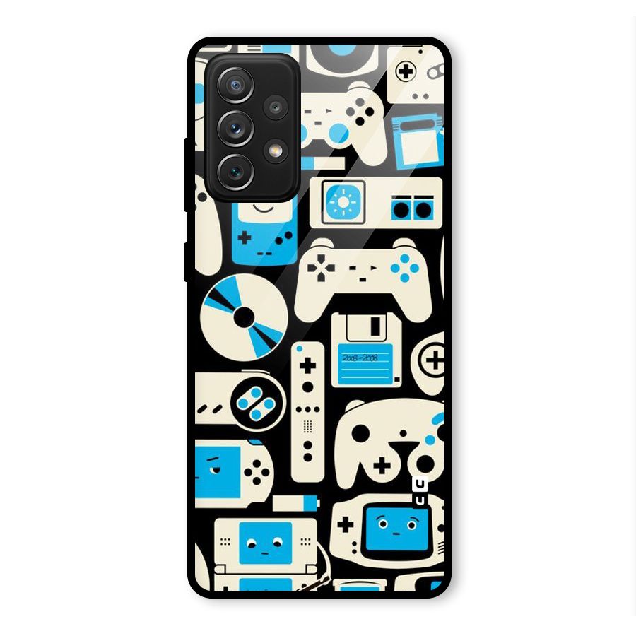 Gamers Glass Back Case for Galaxy A72