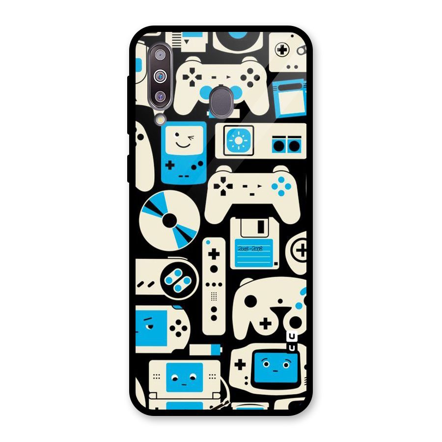 Gamers Glass Back Case for Galaxy M30