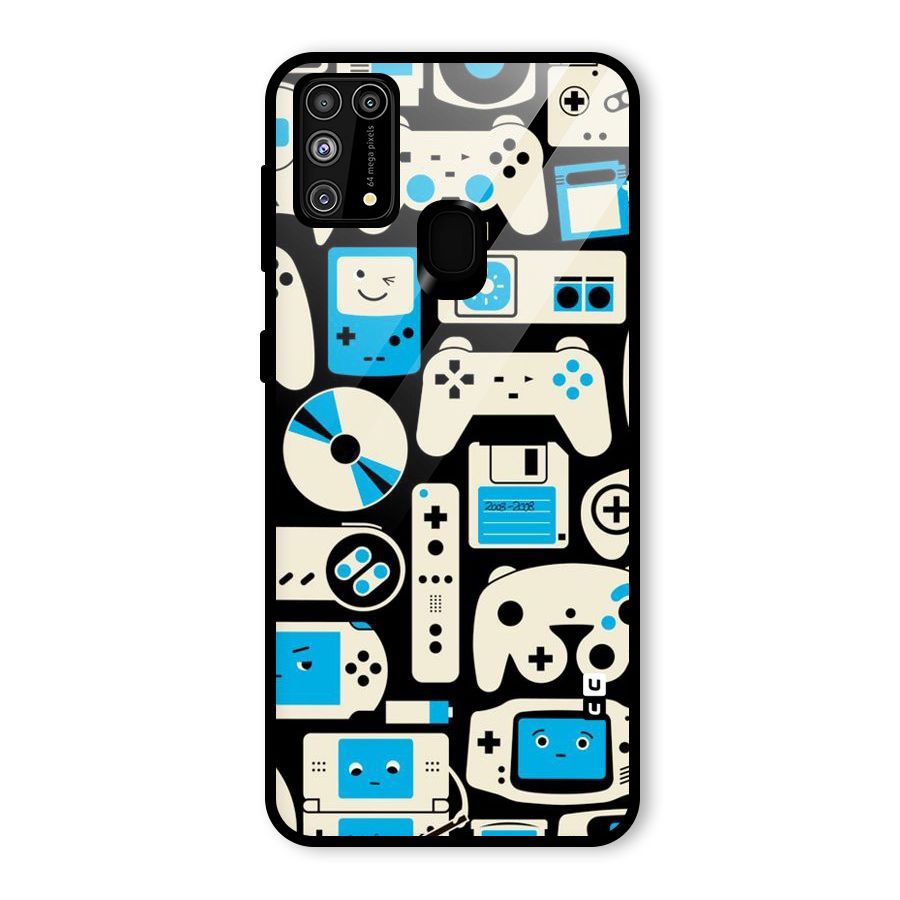Gamers Glass Back Case for Galaxy M31