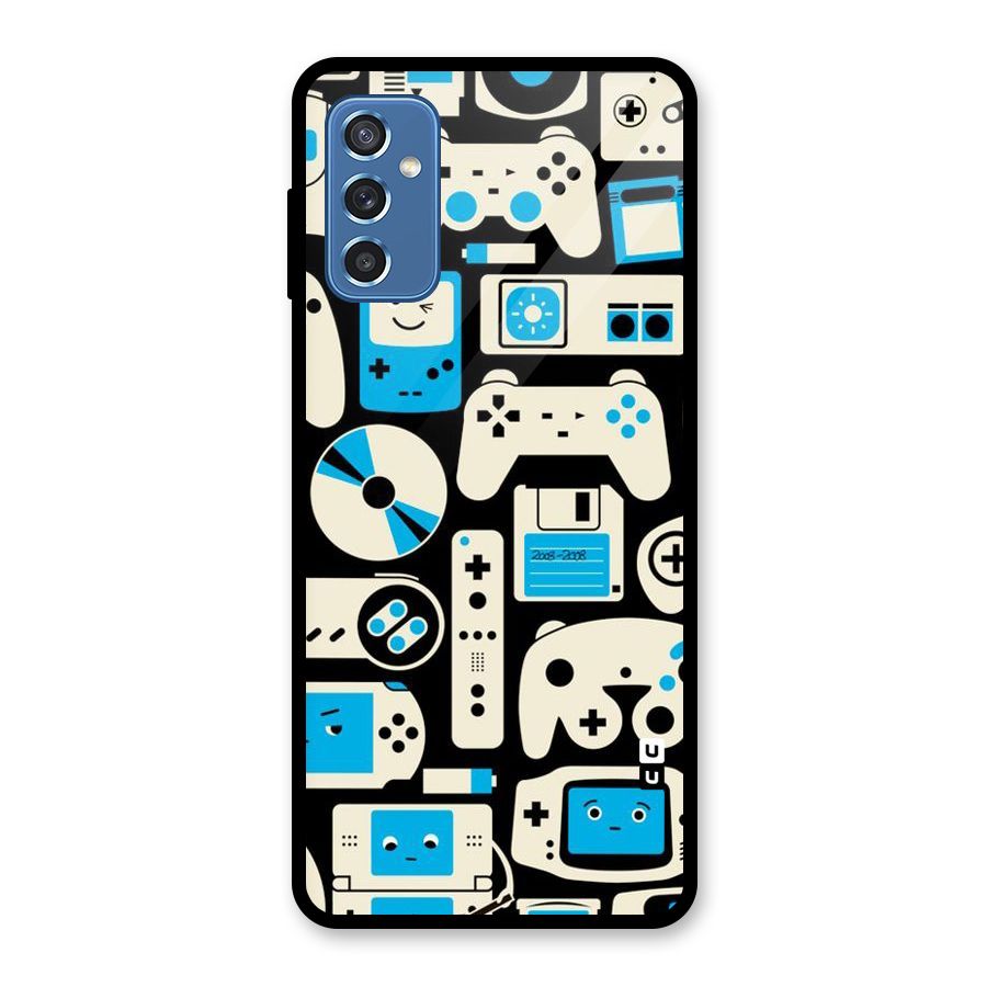 Gamers Glass Back Case for Galaxy M52 5G