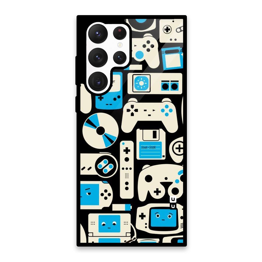 Gamers Glass Back Case for Galaxy S22 Ultra 5G
