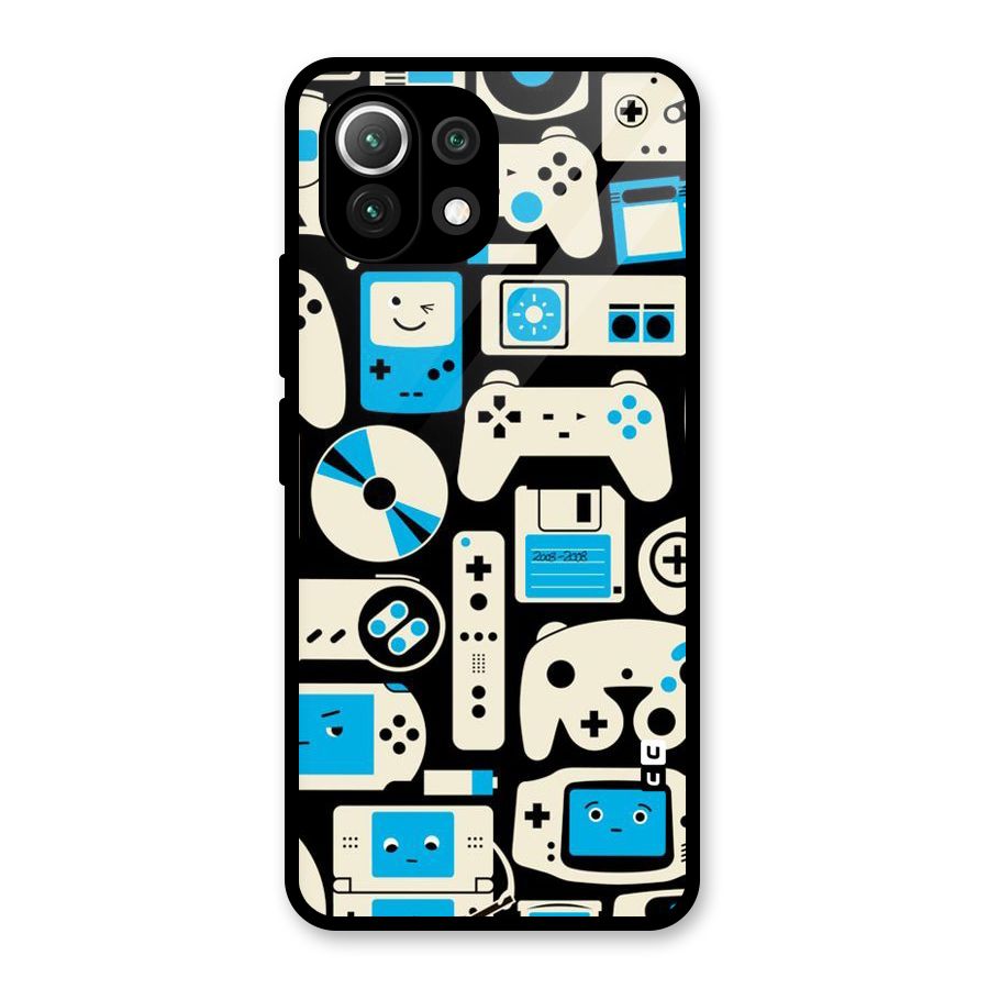 Gamers Glass Back Case for Mi 11 Lite