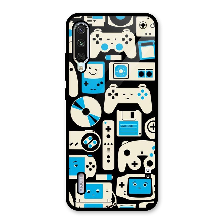 Gamers Glass Back Case for Mi A3