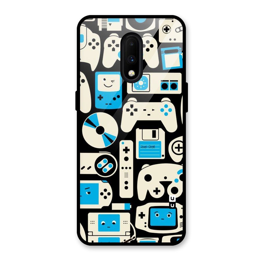 Gamers Glass Back Case for OnePlus 7