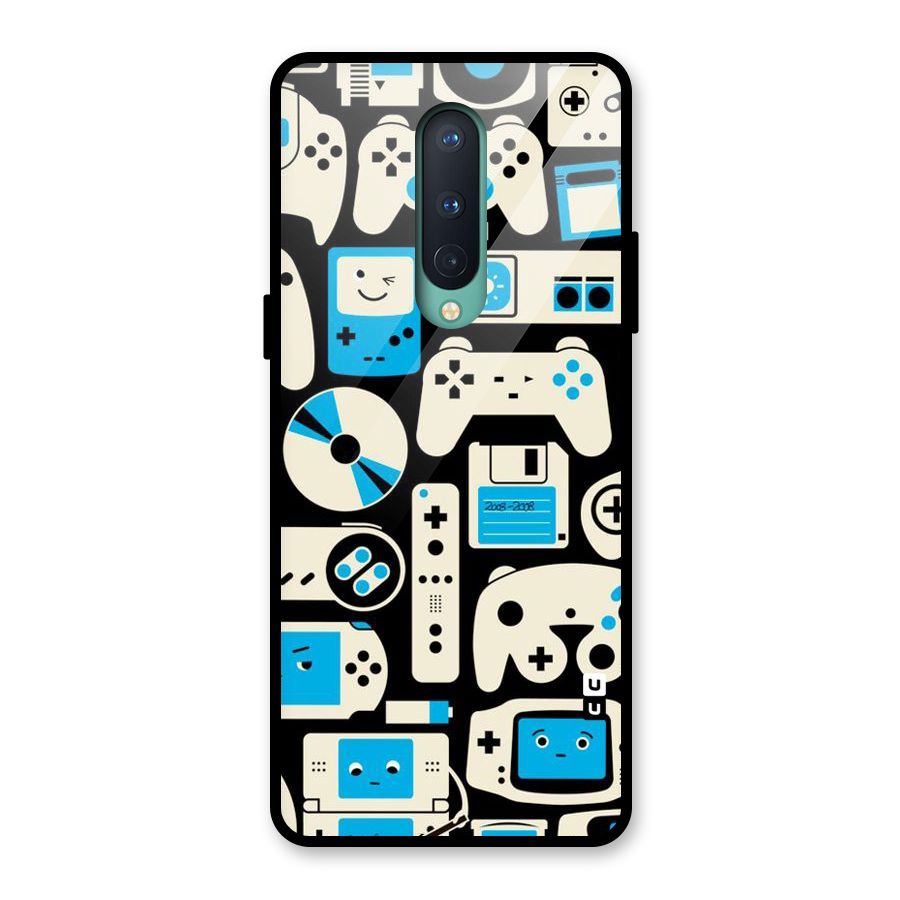 Gamers Glass Back Case for OnePlus 8