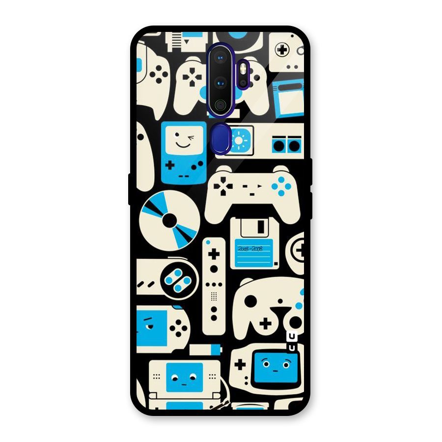 Gamers Glass Back Case for Oppo A9 (2020)