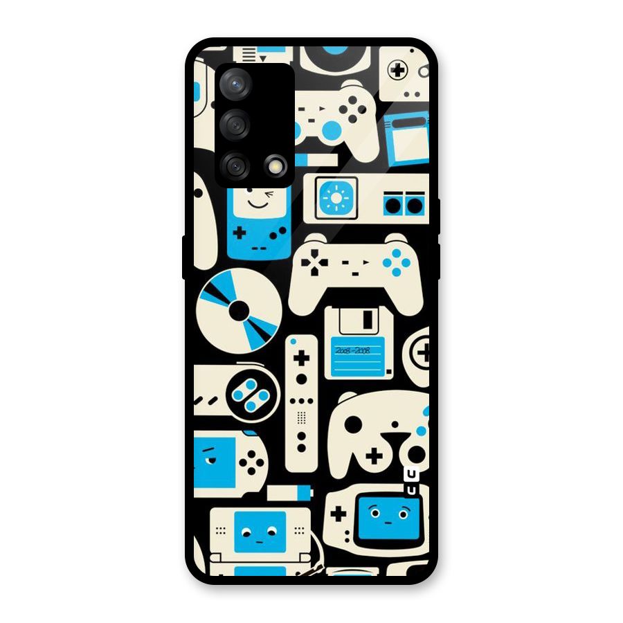 Gamers Glass Back Case for Oppo F19