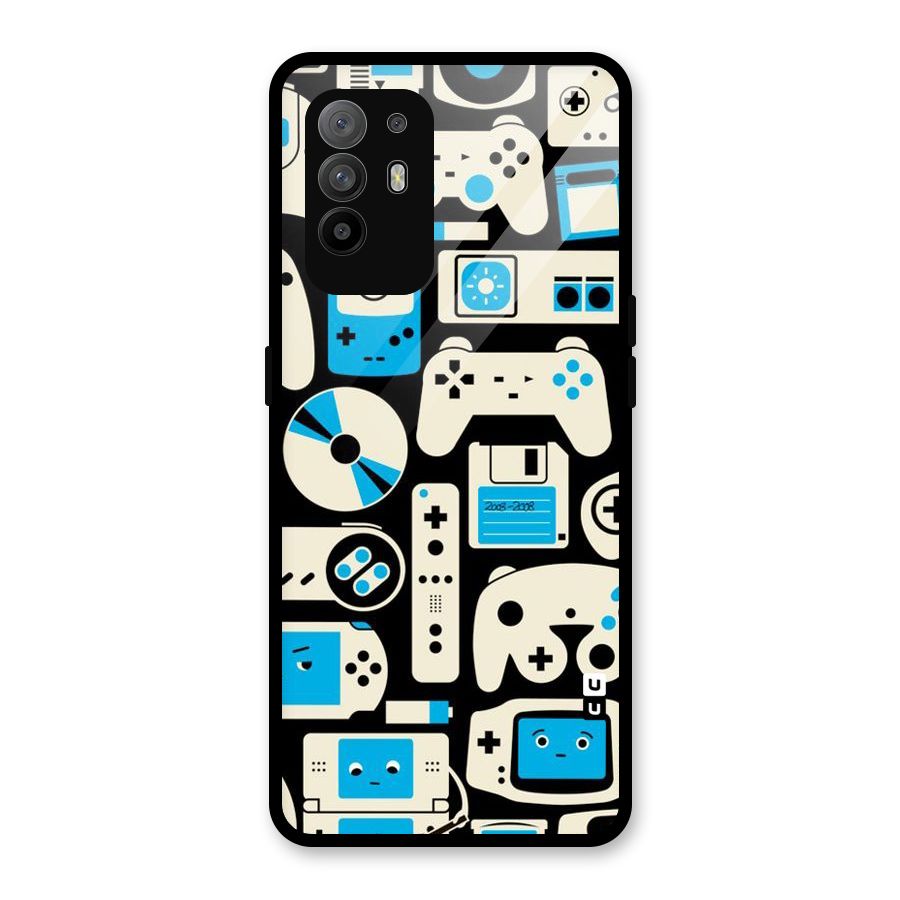 Gamers Glass Back Case for Oppo F19 Pro Plus 5G
