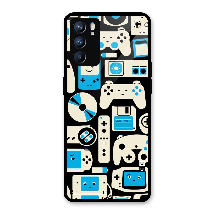 Gamers Glass Back Case for Oppo Reno6 5G