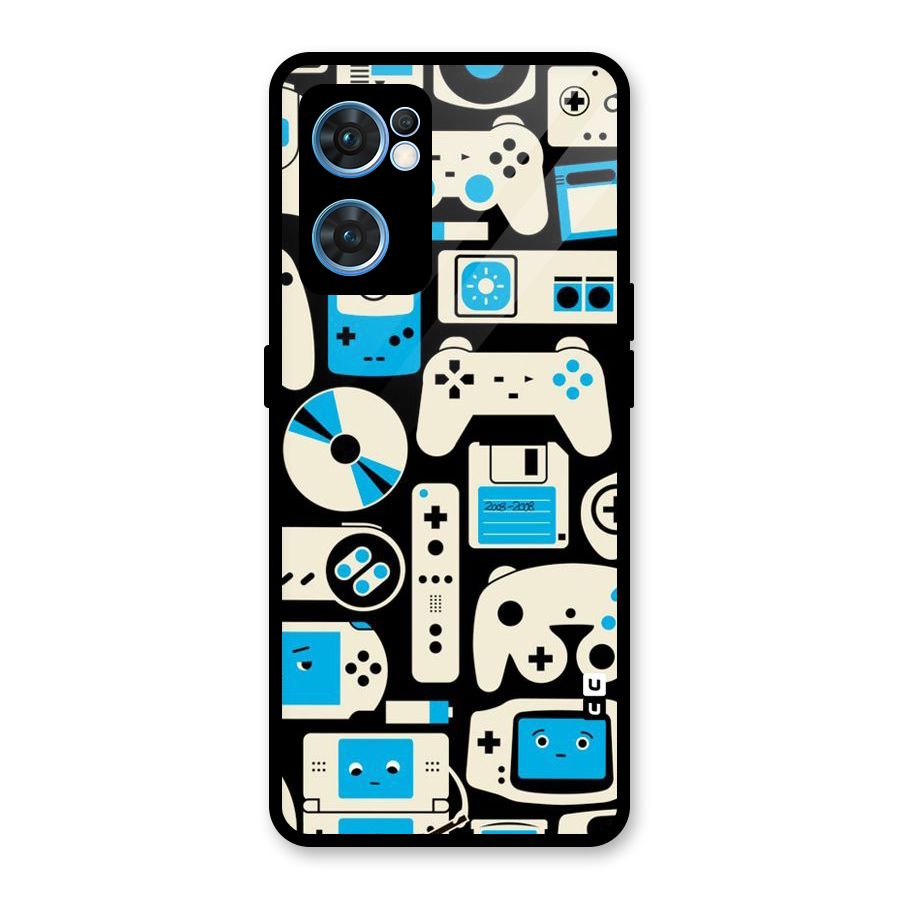 Gamers Glass Back Case for Oppo Reno7 5G