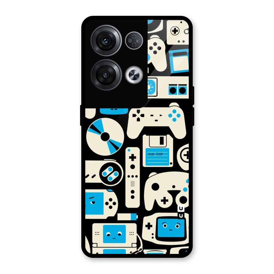 Gamers Glass Back Case for Oppo Reno8 Pro 5G