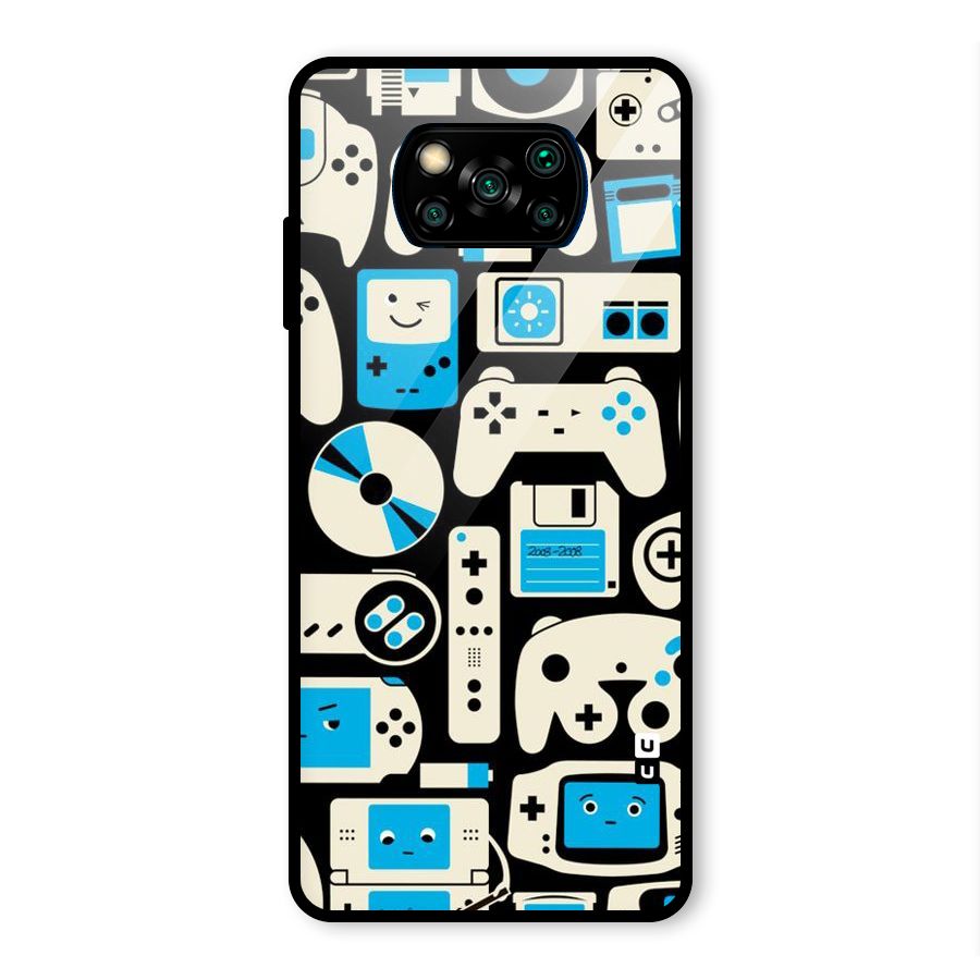 Gamers Glass Back Case for Poco X3 Pro